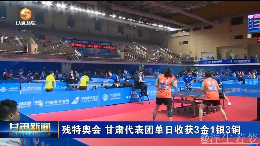 甘肃代表团在残特奥会乒乓球赛收官日斩获2金1银 甘肃代表团在残特奥会乒乓球赛收官日斩获2金1银